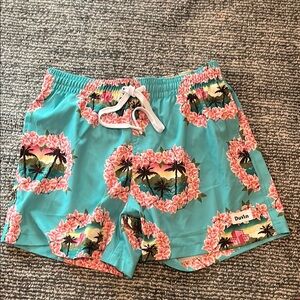 Duvin Tropical Print Swim Shorts